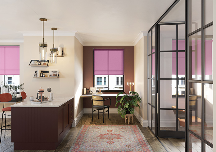 Trapani, Mauve - Twist&Fit Roller Blind - Image 8